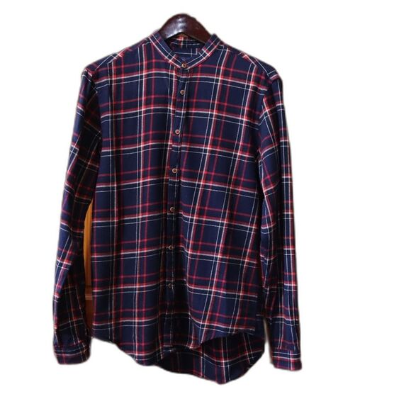 Zara Man Slim Fit Plaid Shirt - Picture 1 of 10